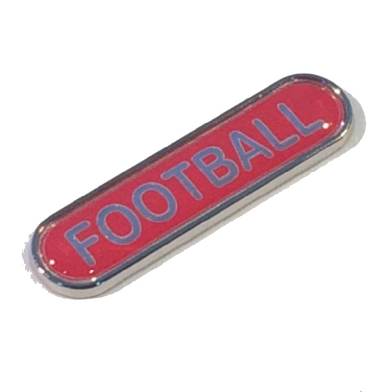 FOOTBALL bar badge